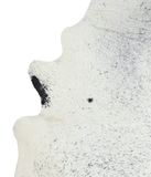 Salt and Pepper Black Cowhide Rug #A21564