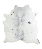 Salt and Pepper Black Cowhide Rug #A21601