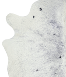 Salt and Pepper Black Cowhide Rug #A21601