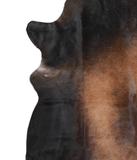 Brown with Red Cowhide Rug #A21610
