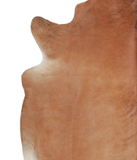 Solid Brown Cowhide Rug #A21611