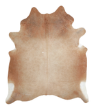 Solid Brown Cowhide Rug #A21617