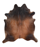 Brown with Red Cowhide Rug #A21650