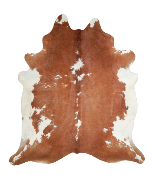 Brown and White Cowhide Rug #A21671