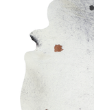 Salt and Pepper Black Cowhide Rug #A21714