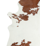 Brown and White Cowhide Rug #A21747