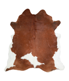 Brown and White Cowhide Rug #A21783