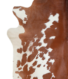 Brown and White Cowhide Rug #A21784