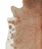 Brown and White Regular Cowhide Rug #A21800