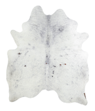 Salt and Pepper Black Cowhide Rug #A21806