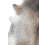 Grey with Beige Cowhide Rug #A21815