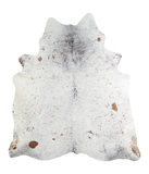 Salt and Pepper Brown Cowhide Rug #A21898