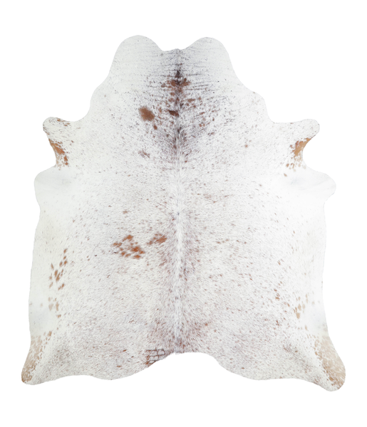 Salt and Pepper Brown Cowhide Rug #A21908