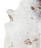 Salt and Pepper Brown Cowhide Rug #A21908