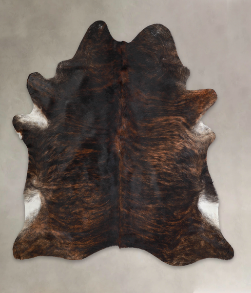 Dark Brindle Cowhide Rug #A21953
