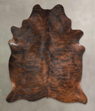 Dark Brindle Cowhide Rug #A21954