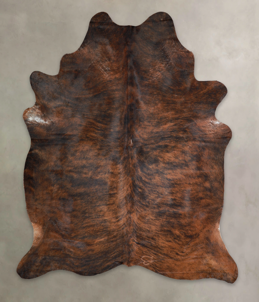 Dark Brindle Cowhide Rug #A21954