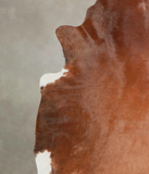 Solid Brown Cowhide Rug #A21999