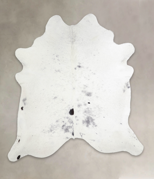 Salt and Pepper Black Cowhide Rug #A22007