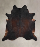 Brown with Red Cowhide Rug #A22017
