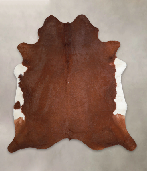 Solid Brown Cowhide Rug #A22028