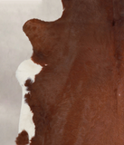 Solid Brown Cowhide Rug #A22028