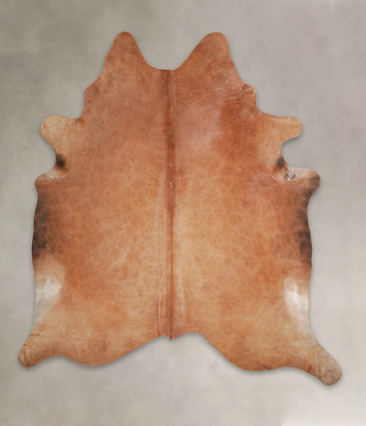 Solid Brown Cowhide Rug #A22039