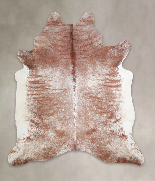 Salt and Pepper Brown Cowhide Rug #A22045