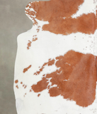 Brown and White Cowhide Rug #A22046