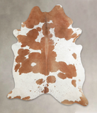 Brown and White Cowhide Rug #A22048