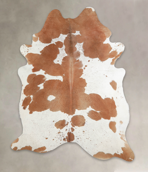Brown and White Cowhide Rug #A22048