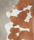 Brown and White Cowhide Rug #A22048