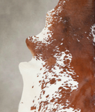 Brown and White Cowhide Rug #A22053