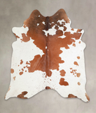 Grey with Beige Cowhide Rug #A22055