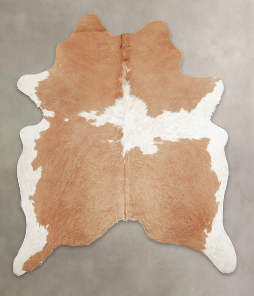 Beige and White Cowhide Rug #A22072
