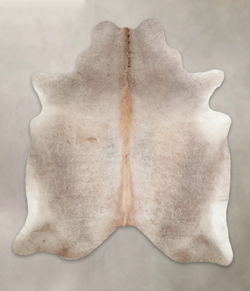 Grey with Beige Cowhide Rug #A22126