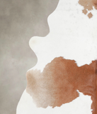 Brown and White Cowhide Rug #A22146