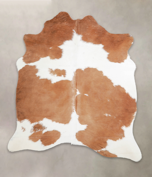 Brown and White Cowhide Rug #A22147