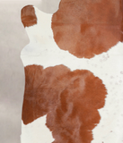 Brown and White Cowhide Rug #A22158