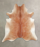 Solid Brown Cowhide Rug #A22168