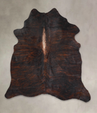 Dark Brindle Cowhide Rug #A22194