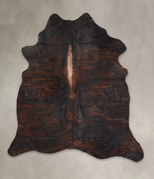 Dark Brindle Cowhide Rug #A22194