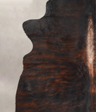 Dark Brindle Cowhide Rug #A22194