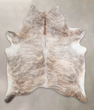 Light Brindle Cowhide Rug #A22229