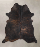 Dark Brindle Cowhide Rug #A22303