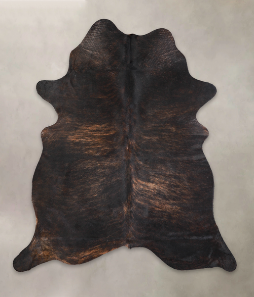 Dark Brindle Cowhide Rug #A22303