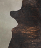 Dark Brindle Cowhide Rug #A22303
