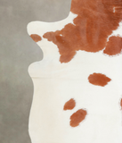 Brown and White Cowhide Rug #A22325