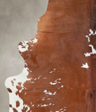 Brown and White Cowhide Rug #A22327