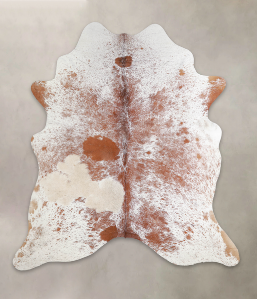 Salt and Pepper Brown Cowhide Rug #A22330